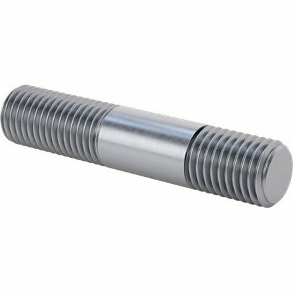 Bsc Preferred Vibration-Resistant Threaded on Both Ends Steel Stud 1-8 Thread 5 Long 91563A391